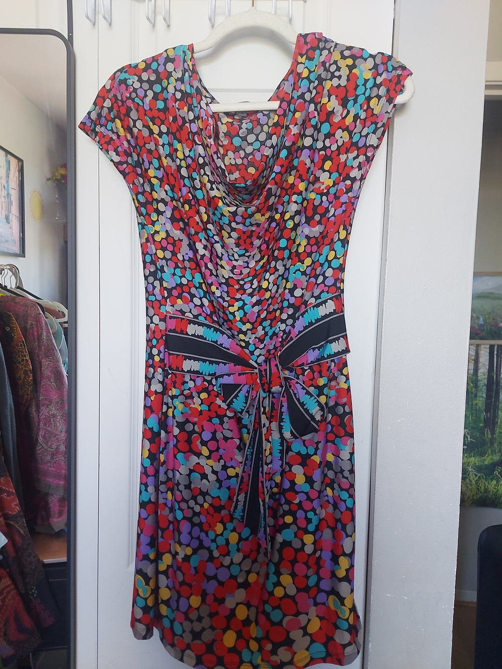 Alexander McQueen Multicolor Midi Dress